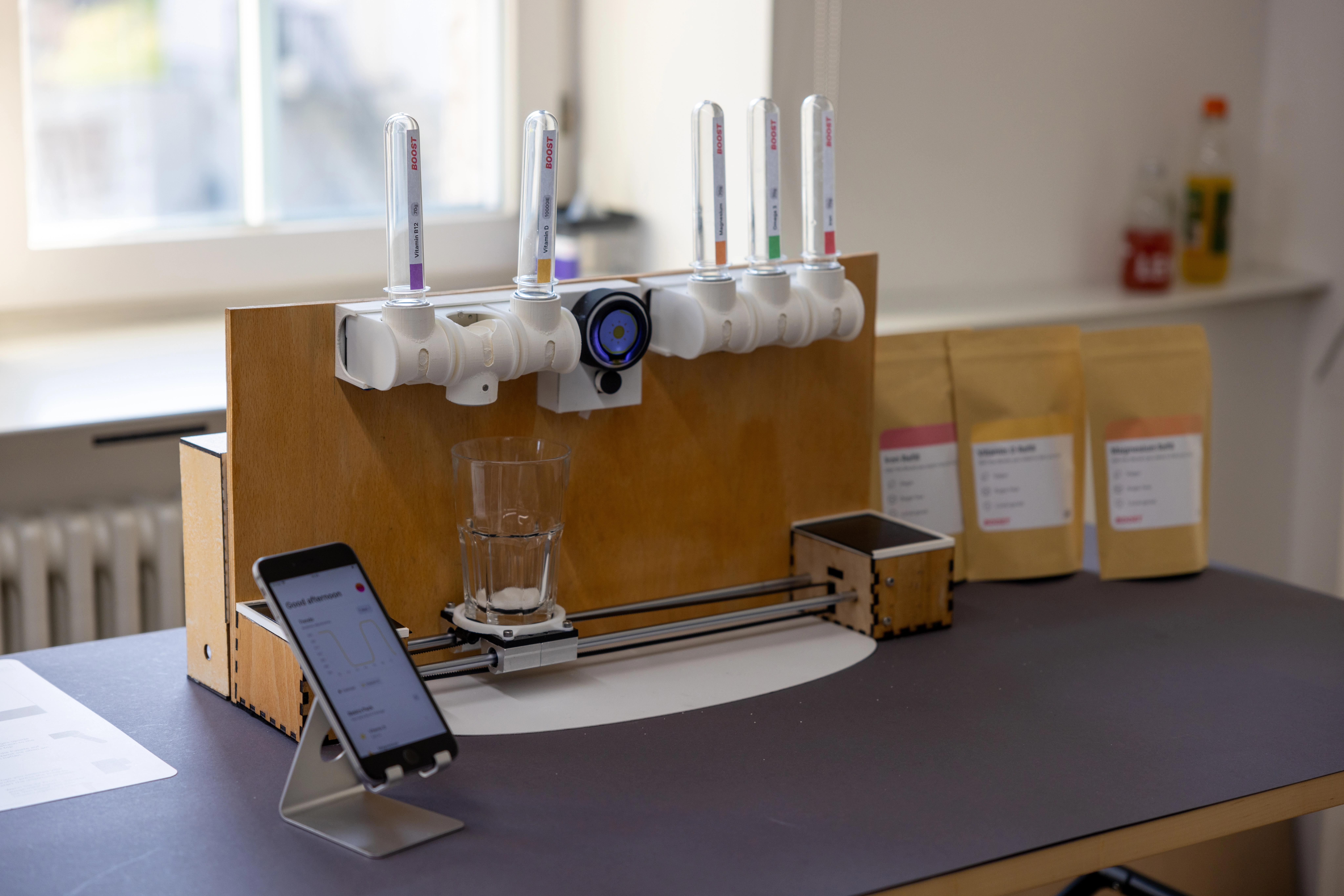 Device with Boost app and Packaging