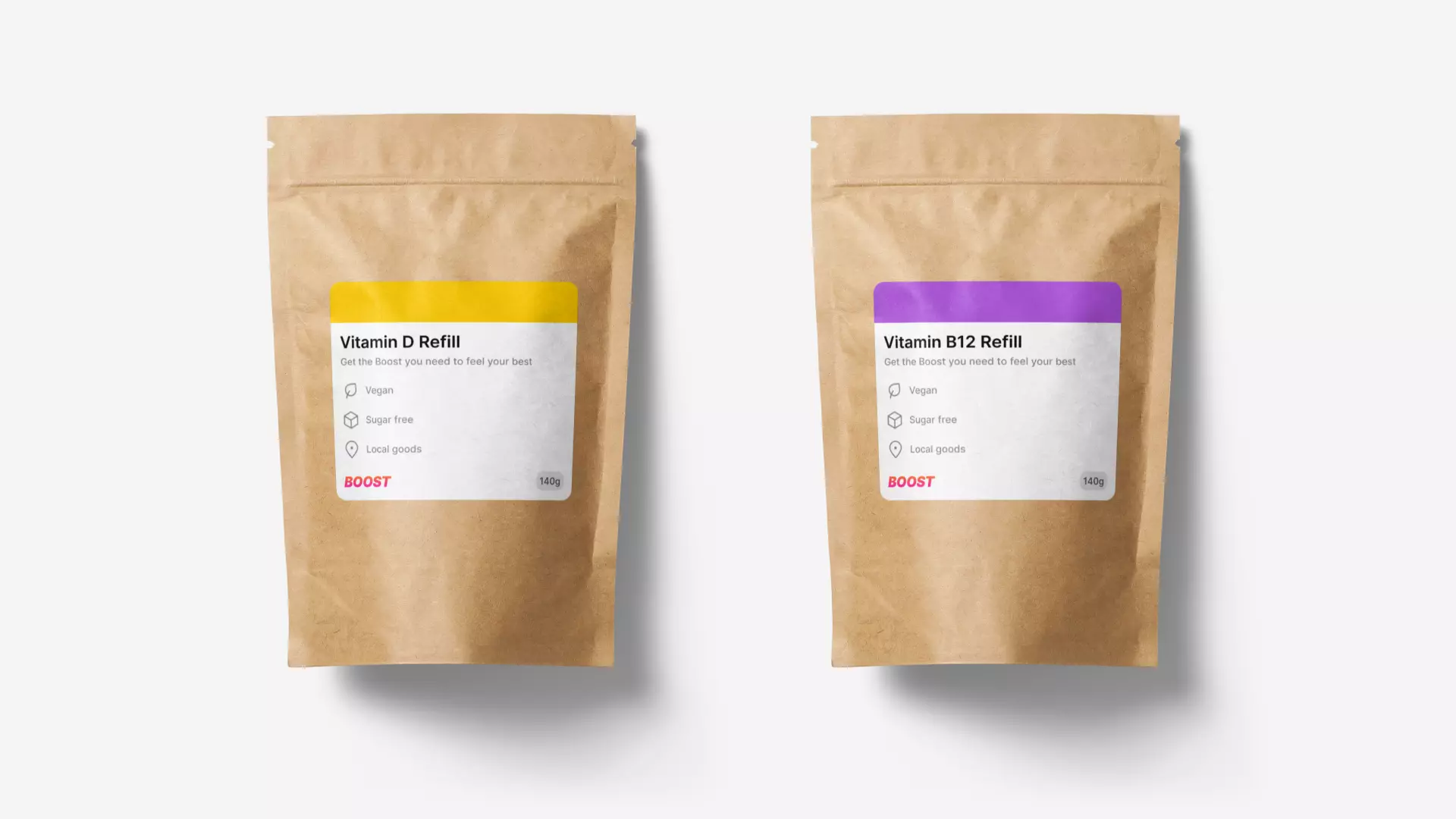 Boost Packaging Mockup