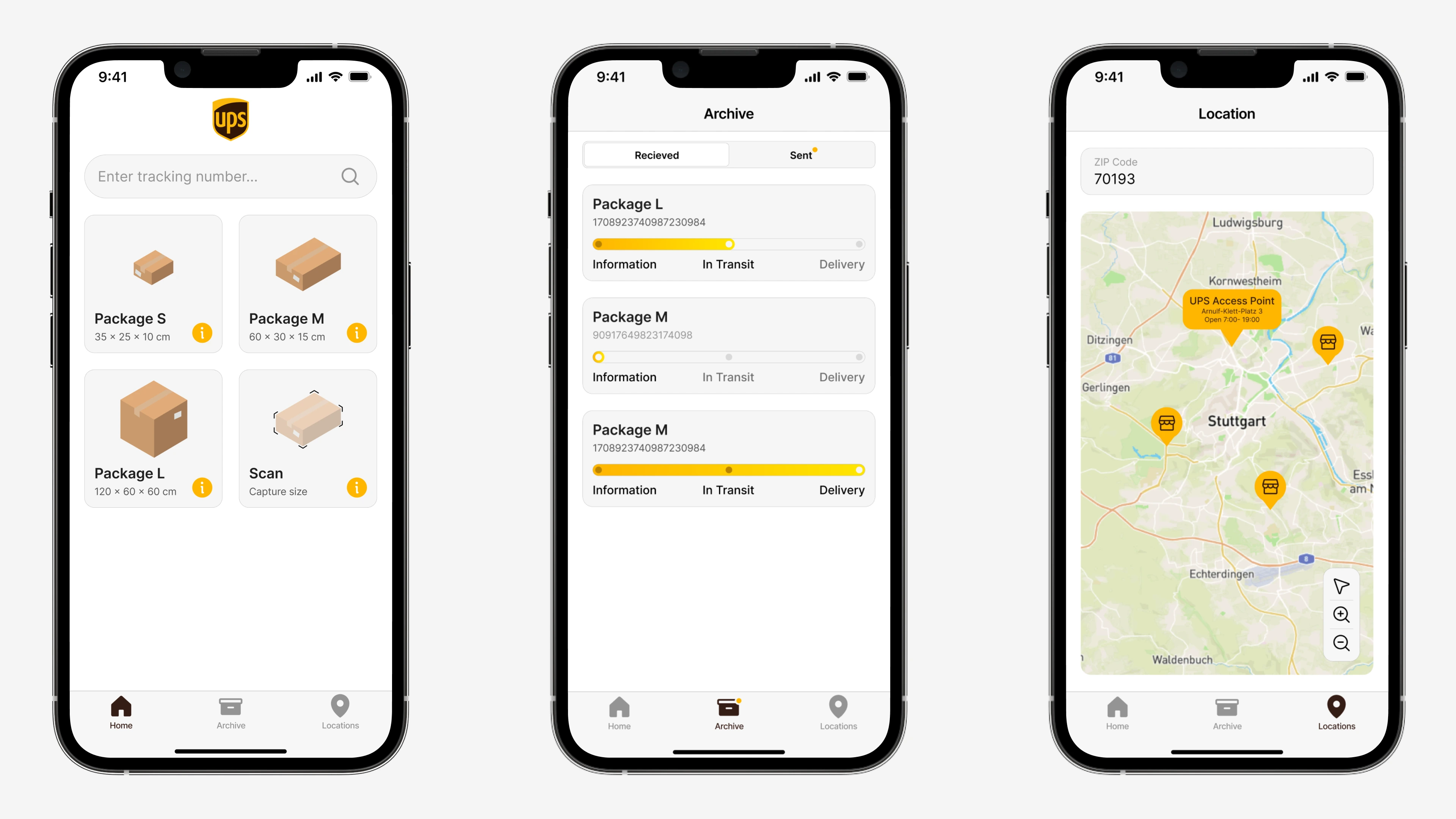UPS App Redesign